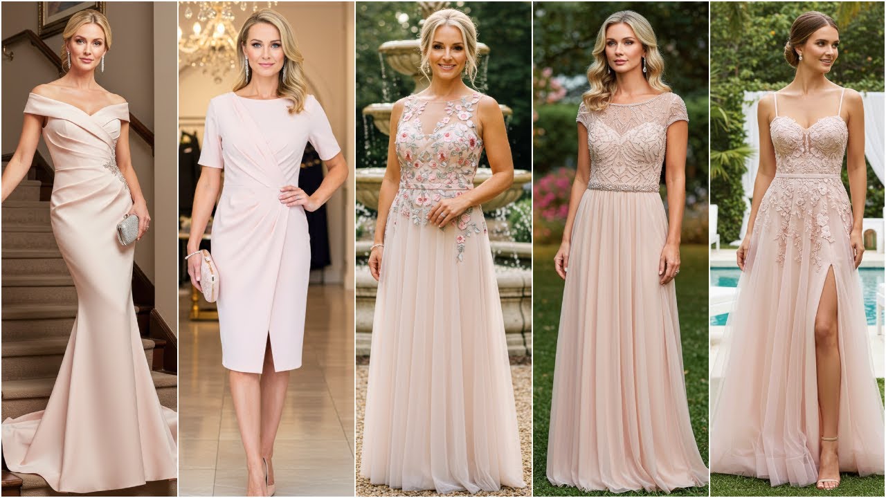 Lovely Pale Pink Mother of The Bride Dresses
