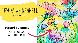Easy Watercolor Flower Painting (Pastel Floral Art Journal