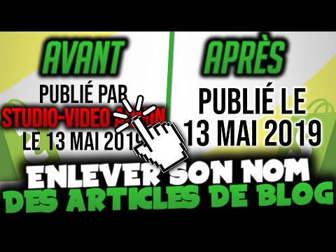 Vidéo: Comment Supprimer Des Articles De Blog