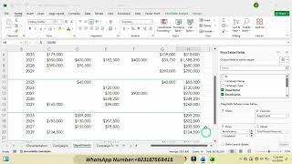 Sam Project A Excel Module 11 Exploring Pivot Table Design and Data