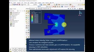 ABAQUS tutorial | Explicit | Part 1. Stress Intensity Factor for Two Specimens (CT specimen)