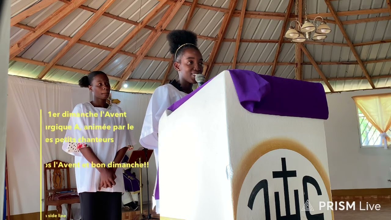 Messe du 1er dimanche l'avent année A, animée par la chorale des petits chanteurs