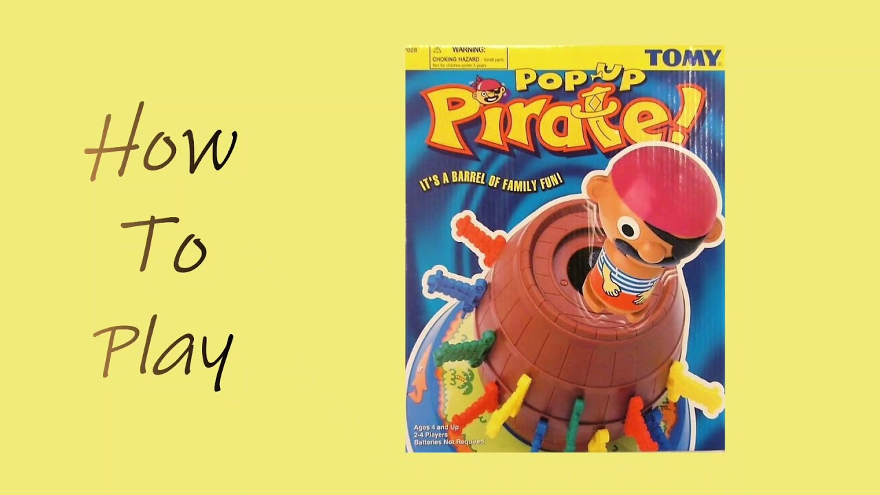 Tomy Pop Up Pirate - Barnspel - Tomy
