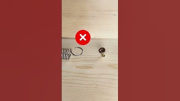 DIY Tips – Easy and Quick Way to Attach a Spring. #short