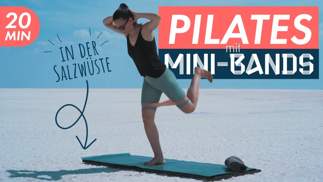 Pilates in der Salzwüste mit Mini-Bands 20🩹🧂 Ganzkörperworkout im Stehen