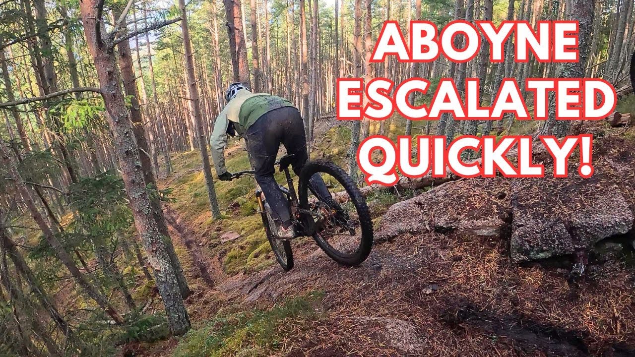 Неожиданные сюрпризы на трассах Aboyne MTB Trails не для слабонервных! Шотландия