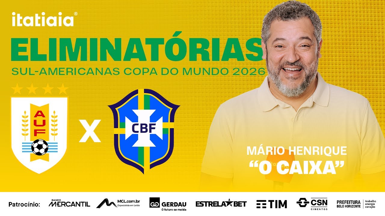 Uruguai x Brasil pelas Eliminatórias da Copa do Mundo 2026: onde assistir  ao vivo - Mundo Conectado