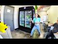 The Moment Woman Realizes Rocks Don't Stop a Taser