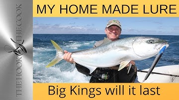 HOME MADE LURE CATCHING BIG KING FISH WILL IT LAST | how to catch king fish on surface lures