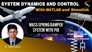 Mass-Spring-Damper System with PID | SD and Control with MATLAB and Simulink by Dr. Salahudden
