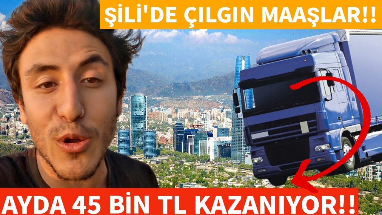 Bu ülkede AYDA 45.000 TL KAZANIYORLAR! ŞİLİ'DE ÇILGIN MAAŞLAR!!