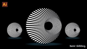 3D Optical illusions  | 3d Design in Adobe Illustrator |  Jakir Editing