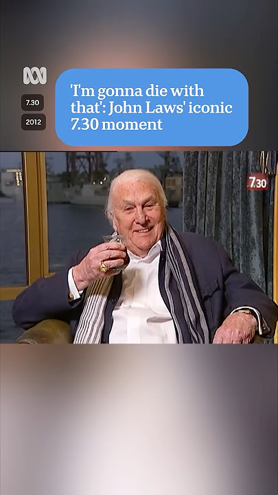 Download lagu 'I'm gonna die with that': John Laws' iconic 7.30 moment | 7.30
