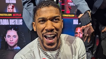 Anthony Joshua REVEALS his 
