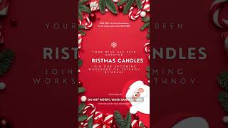 Come & join our amazing LIVE christmas candles onlineworkshop designercandles scentedcandles