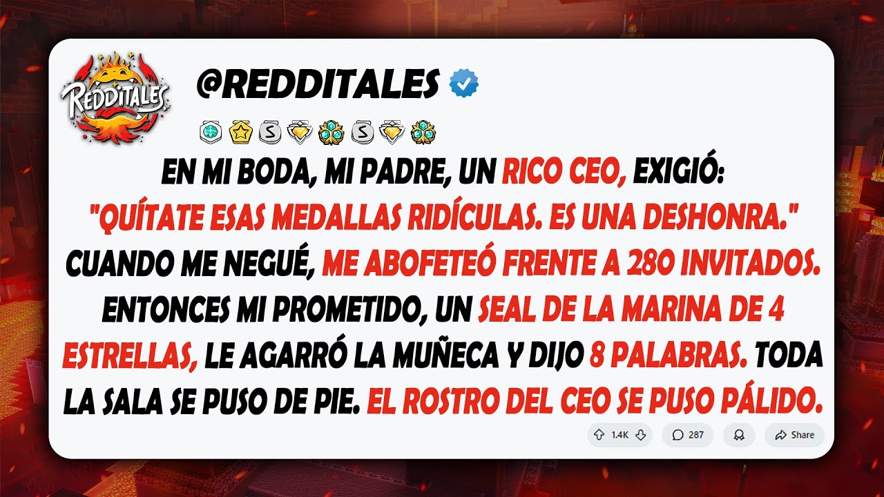 Mi padre se burló de mí frente a 280 invitados. Hasta que mi prometido, un seal de 4 estrellas...