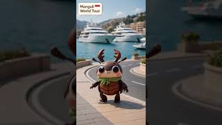 [망울이의 세계여행] F1 슈퍼카 속도 실화? 모나코에서 날아갈 뻔한 귀여운 사연 😂 #viral #cute #youtubeshorts #shorts #monaco #BTS