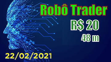 Day Trade em 22/02/21 - GAP - 5000 PONTOS - ROBÔS SCALPER - METATRADER 5