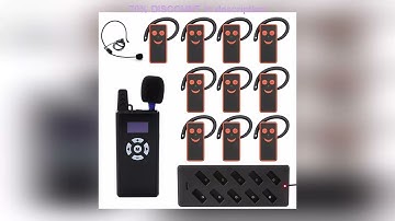 A must-have product! Wireless Whisper Tour Guide System 2.4G Simultaneous Interpretation System fo