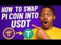 Pi-network update || How to swap pi coin into USDT on pi browser 