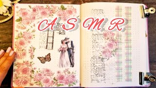 ASMR | Mini journal | Relaxing Scrapbooking with me ✨