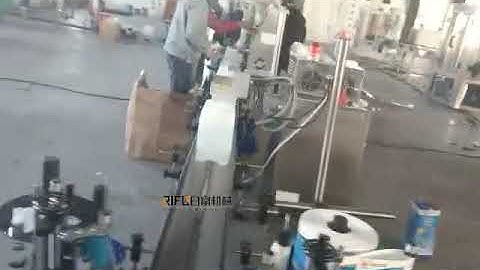 Big bucket labeling machine