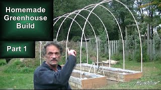Homemade Greenhouse Build 1/3 - PVC Arches and Errors @MudRFunR