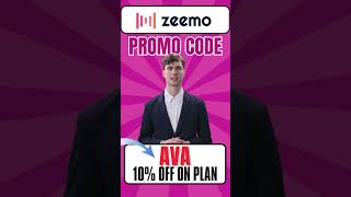 Zeemo.ai Promo Code : (AVA) Get 10% Off On All Subscription Plans