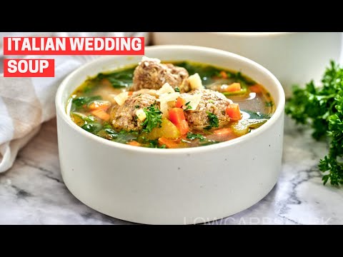 Low-Carb Italian Wedding Soup: Meatballs, Veggies, and Flavor!