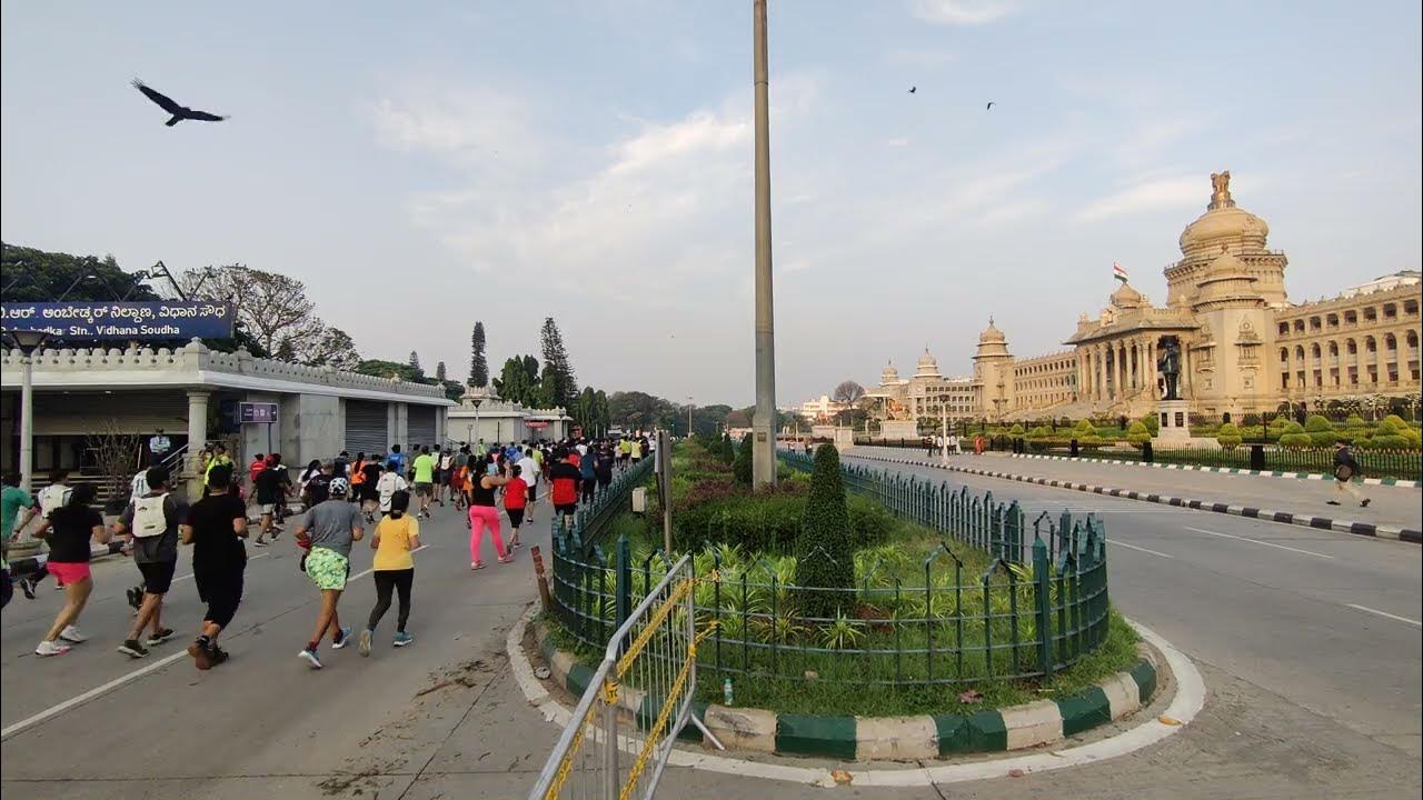TCS world 10k run Bangalore Tcs vidhansoudha bangalore tcs10k 