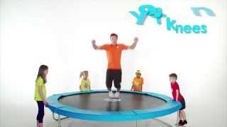 Jump Trampolines - Move 2 - Knee Drop