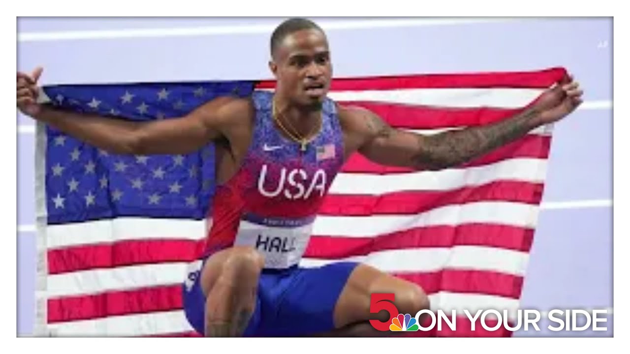 Quincy Hall's incredible comefrombehind finish in men's 400meter