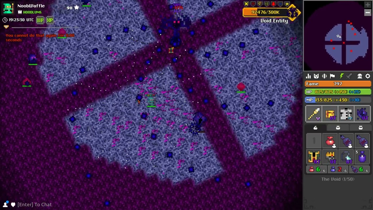 (rotmg) No Weapon Necromancer Solo Void