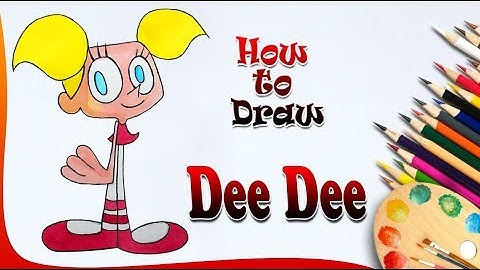 How to Draw Dee Dee || Dexter