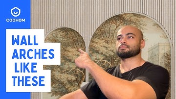 Wall Arches Done Right With Leather Wallpaper | Coohom