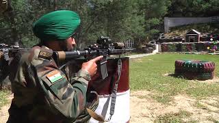 Indian Army Trains With US Army On Reflex Range