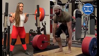 LOTW (May 2020) Amanda Lawrence Squats 260 kg, Cailer Woolam Pulls Over 900 lbs Conventional
********** What you might need for powerlifting ************
1) Read This Before Training: https://amzn.to/30eme6l
*You can listen to the book on Audible, get your free trail here:
https://amzn.to/389QjpG
2) Straps: you shouldnt use straps
3) Liquid chalk (if your gym allows it): https://amzn.to/309R9Av
4) Lever Belt (IPF approved!): https://amzn.to/3019IXE
5) Best phone for recording your sick lifts (its cheap and fast too): https://amzn.to/37VmVEd
6) Best Squat Shoes: https://amzn.to/35DZUUs
7) Knee Sleeves: https://amzn.to/2s743CK
8) Smelling Salts (for the hype): https://amzn.to/2FzLCd6
amazon.com/?tag=strengthcen0d-20
DISCLAIMER: before making your purchase, please sign up to honey: joinhoney.com/ref/uoqrum7
it searches discount codes for you and automatically applies them.
.
********** Buy apparel here ************
.
https://teespring.com/stores/strengthcentral
.
Follow us on Facebook: https://www.facebook.com/strengthcentralofficial/
Follow us on Instagram: https://www.instagram.com/strengthcentralofficial/ LOTW (May 2020) Amanda Lawrence Squats 260 kg, Cailer Woolam Pulls Over 900 lbs Conventional