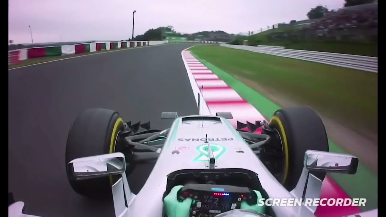 Nico Rosberg onboard pole lap Suzuka (2016)