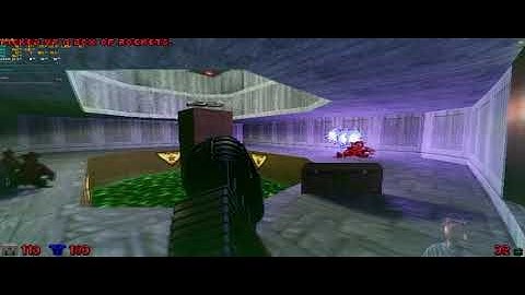 Doom RTX - Containment Area - E2M2 with Maps Of Chaos @ 320 X 200 Ray Tracing