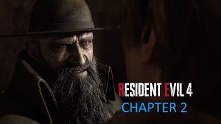 Resident Evil 4 (2023) Chapter 2  (No Commentary) - Luis Serra a Mysterious Man