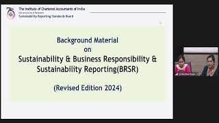 Webinar on “Online Preparatory batch for Certificate Course on Sustainability and BRSR... - 22032024