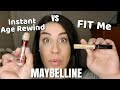 Maybelline Fit Me Concealer Vs. Instant Age Rewind Concealer