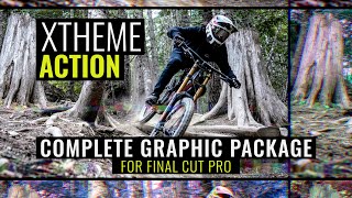 XTheme Action Complete Graphic Package for #finalcutpro #fcpx
