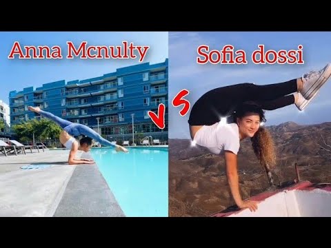 Anna Mcnulty Vs Sofie Dossi Flexibility Challenge Tiktok Videos Youtube