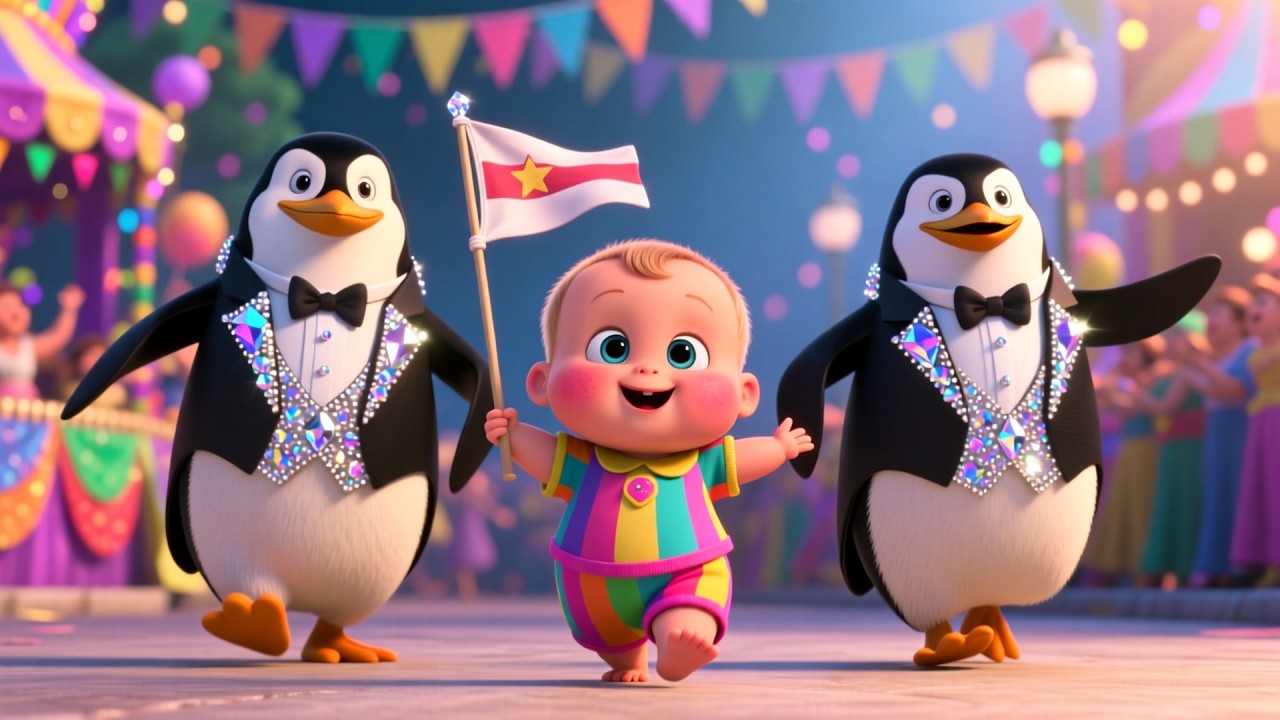 Baby’s Animal Parade 🐘🎉🦒 | Fun Animal Song for Kids | Preschool Learning Video