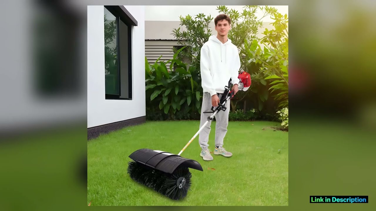 125kw Powerful 52CC Hand Held Cleaning Sweeper Broom Driveway Artificial Grass Clean Snow Leaves Ul
