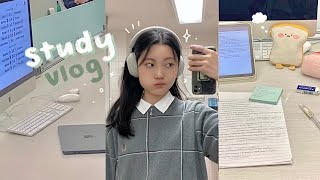 study vlog  midterms week, 6am productive mornings, lots of cramming, ipad notes