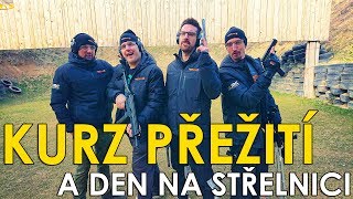 KURZ PŘEŽITÍ A DEN NA STŘELNICI - STŘÍLÍME Z KALACHA I SNIPERKY