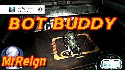 Doom 3 PS4 - Bot Buddy - Trophy Achievement - Keep a Sentry Bot alive