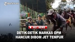MENCEKAM! JET TEMPUR TNI Hancurkan Markas OPM Kiwirok, Jenderal Lamek Taplo Syok, KKB Kocar-Kacir